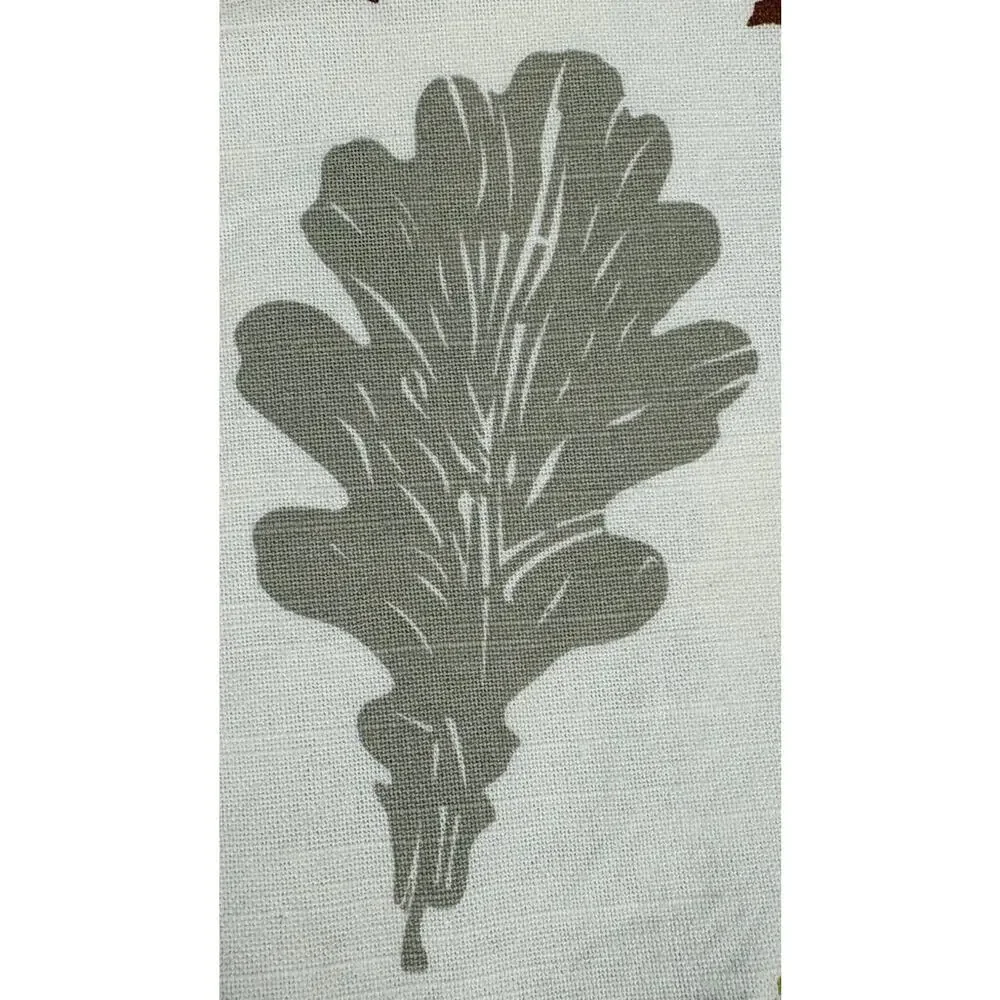 Set of 6 Multicolor Leaf Print Cloth Napkins Reusable Square Fall Autumn